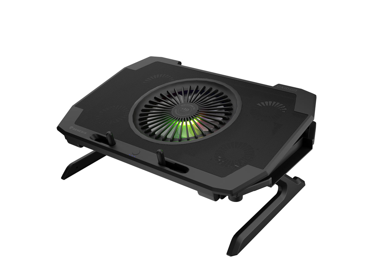 GENESIS Oxid 850 Laptop Cooling Pad 43.9 cm (17.3") 2500 RPM Black