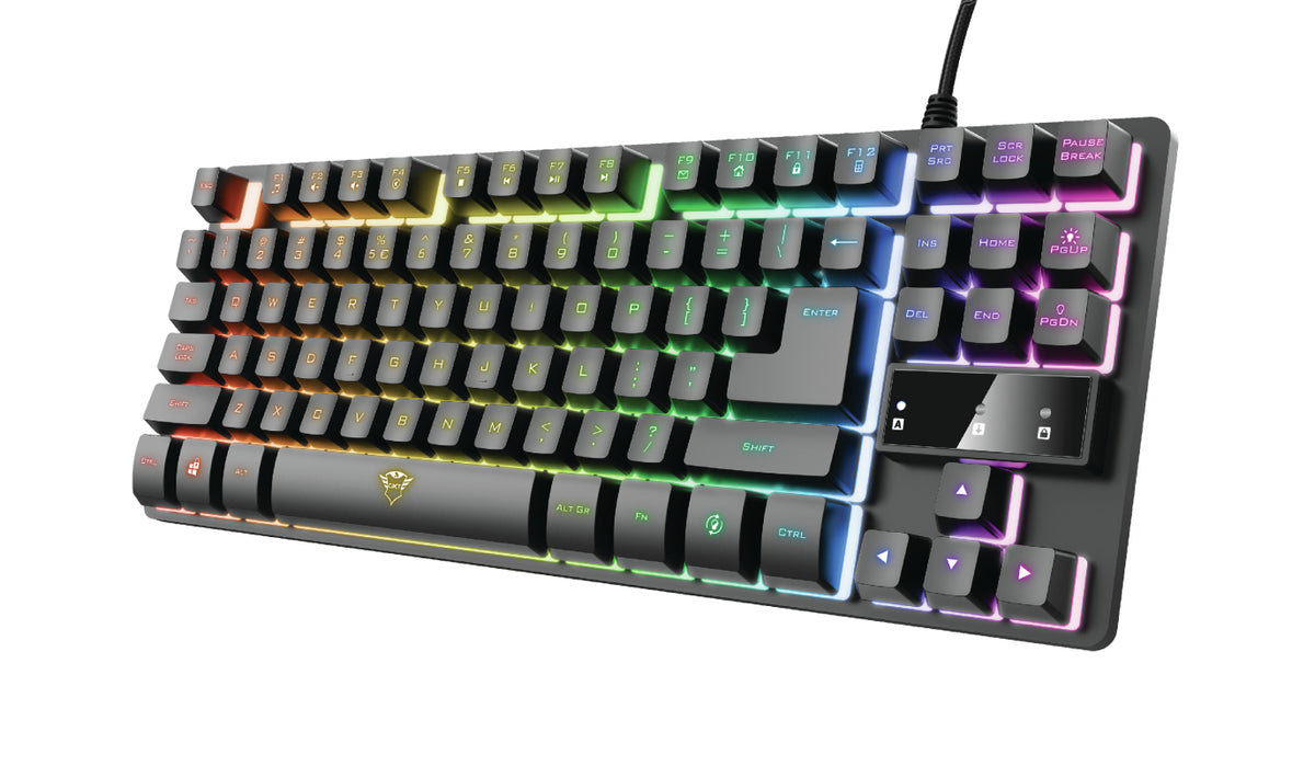 Trust GXT 794 Tastatur Maus enthalten Gaming USB QWERTZ Deutsch Schwarz
