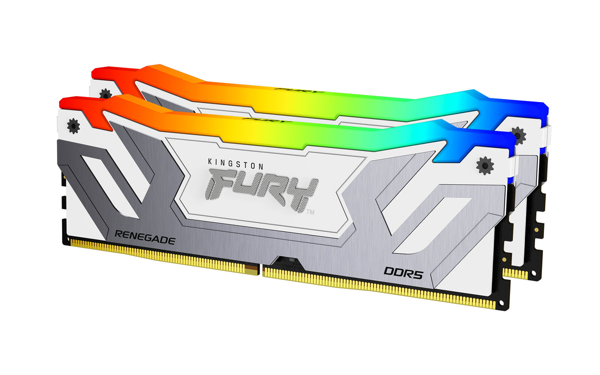 Kingston Technology FURY 48GB 8400MT/s DDR5 CL40 CUDIMM (2er-Kits) Renegade RGB Weiß XMP