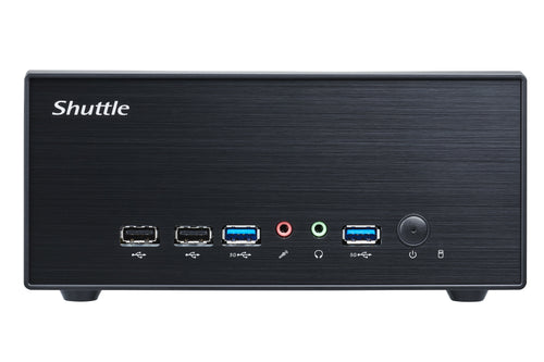 Shuttle XPС slim XPC slim Barebone XH610G2 - S1700, Intel H610, 1xDP, 2xHDMI, 2 PCIe Slots (1x 16X & 1x X1), 2x Intel LAN (1G + 2.5G), 8x USB, 1x 2.5", 3x M.2, 24/7 Dauerbetrieb