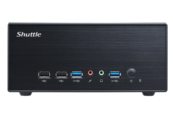 Shuttle XPС slim XPC slim Barebone XH610G2 - S1700, Intel H610, 1xDP, 2xHDMI, 2 PCIe Slots (1x 16X & 1x X1), 2x Intel LAN (1G + 2.5G), 8x USB, 1x 2.5", 3x M.2, 24/7 Dauerbetrieb