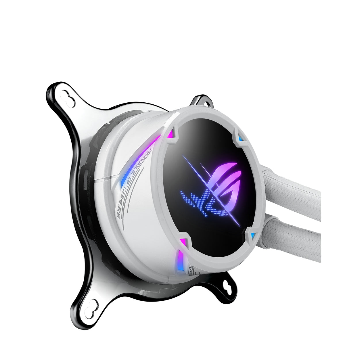 ASUS ROG STRIX LC II 240 ARGB White Edition Prozessor All-in-One-Flüssigkeitskühler 12 cm Weiß 1 Stück(e)