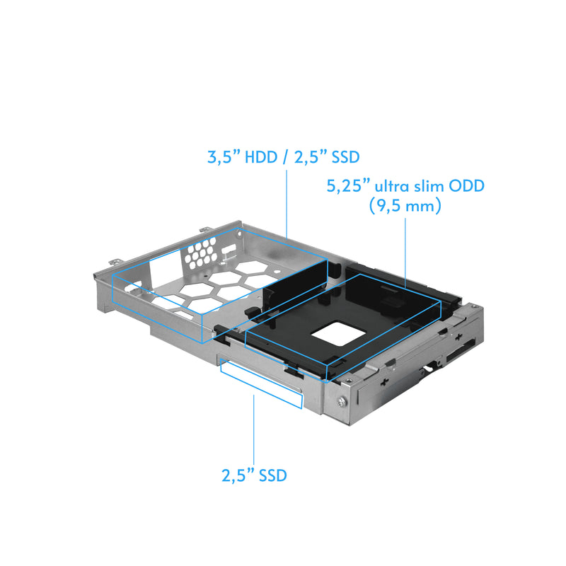 Chieftec BE-10B-300 Computer-Gehäuse Small Form Factor (SFF) Schwarz 300 W