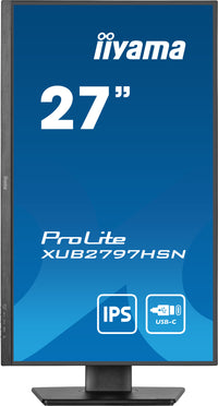 iiyama ProLite XUB2797HSN-B1 Computerbildschirm 68,6 cm (27") 1920 x 1080 Pixel Full HD LED Schwarz