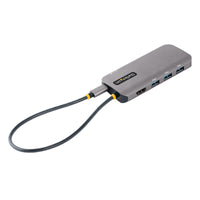 StarTech.com USB C Multiport Adapter, USB C auf HDMI Adapter 4K 60Hz, 5Gbit/s USB-A 3.0 Hub, 100W Power Delivery Pass-Through, GbE, 30cm Kabel, Laptop Dockingstation/Reisedock, Thunderbolt 3 und 4 Kompatibel