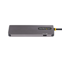 StarTech.com USB C Multiport Adapter, USB C auf HDMI Adapter 4K 60Hz, 5Gbit/s USB-A 3.0 Hub, 100W Power Delivery Pass-Through, GbE, 30cm Kabel, Laptop Dockingstation/Reisedock, Thunderbolt 3 und 4 Kompatibel