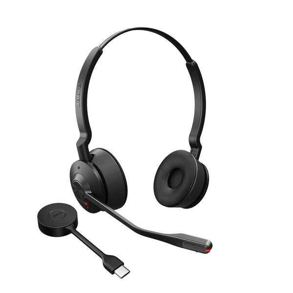 Jabra Engage 55 MS Stereo Kopfhörer Kabellos Kopfband Büro/Callcenter USB Typ-A Schwarz