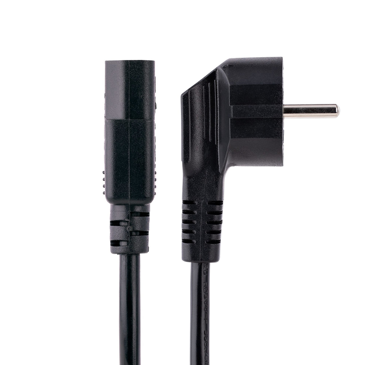 StarTech.com 3 m C13 Stromkabel, 18AWG, EU Schuko auf C13 (Kaltgerätestecker), 10A 250V, Schwarz, Kaltgerätekabel, PC / Computer Stromkabel, Drucker / Monitor / PC / C13 Netzkabel