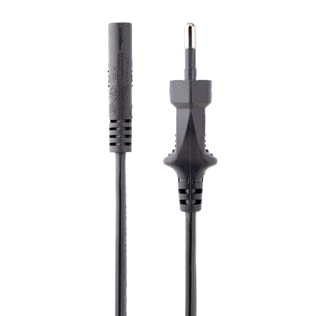 StarTech.com 3 m Laptop Stromkabel, Eurostecker auf C7 Stecker, 2.5A 250V, 18AWG, Notebook/Laptop Netzkabel, Kaltgerätekabel, Ersatz Laptop Ladekabel / Ladegerät Kabel