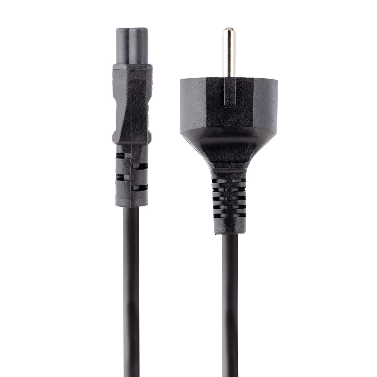 StarTech.com 3 m Laptop Stromkabel, EU Schuko auf C5 Stecker, 2.5A 250V, 18AWG, Laptop Ersatz Stromkabel/Ladekabel, Netzkabel für Laptop, Kleeblatt/Mickey Mouse Stromkabel