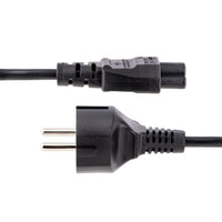 StarTech.com 3 m Laptop Stromkabel, EU Schuko auf C5 Stecker, 2.5A 250V, 18AWG, Laptop Ersatz Stromkabel/Ladekabel, Netzkabel für Laptop, Kleeblatt/Mickey Mouse Stromkabel
