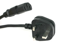 StarTech.com 1 m UK PC Stromkabel, BS 1363 auf C13 Netzkabel, 18AWG, 10A 250V, C13 Stromkabel für Monitor/Computer/PC/Drucker/Fernseher, Kaltgerätekabel mit UK Kaltgerätestecker