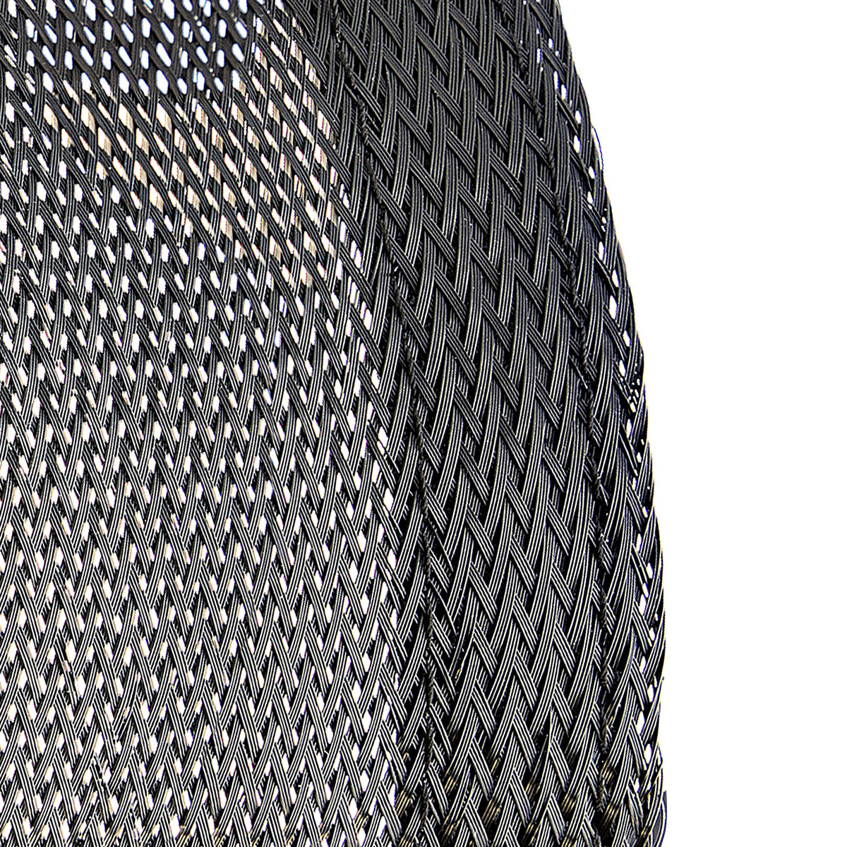 StarTech.com 3 m Kabelschlauch mit Klettverschluss, kürzbare, hochbelastbare Kabelhülle, 3 cm Durchmesser, Netzgewebeschlauch, Kabelmanagement / Kabel Organizator / Kabelbündelschlauch / Kabeltülle, Schwarz