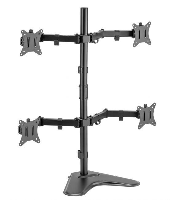 Equip 17"-32" Vierfach-Monitor/LCD-Tischfußhalterung
