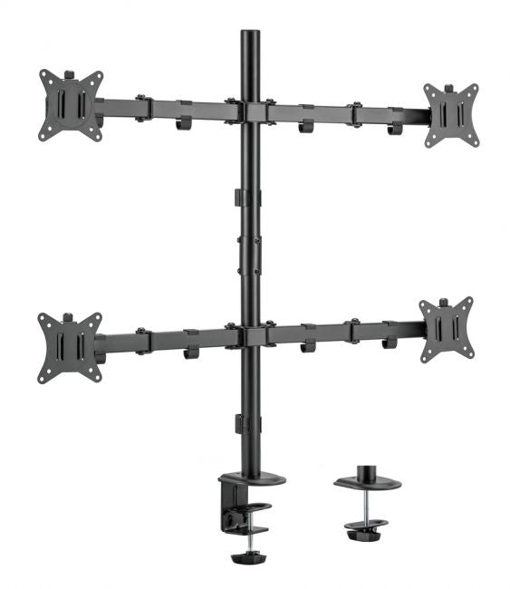 Equip 17”–32” Vierfach-Gelenk-Monitor/LCD-Tischhalterung