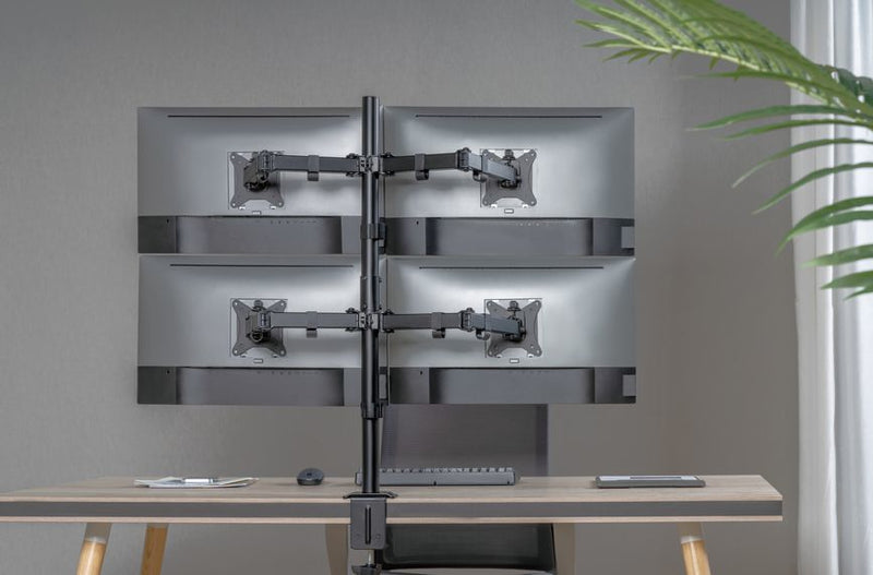 Equip 17”–32” Vierfach-Gelenk-Monitor/LCD-Tischhalterung