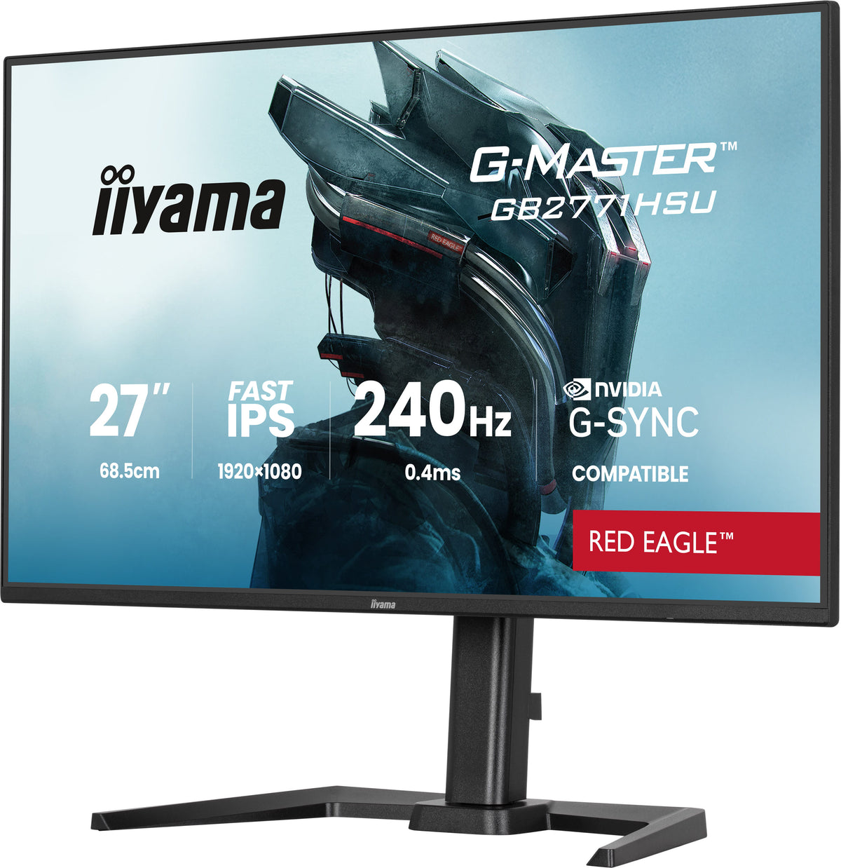 iiyama G-MASTER GB2771HSU-B1 Computerbildschirm 68,6 cm (27") 1920 x 1080 Pixel Full HD Schwarz