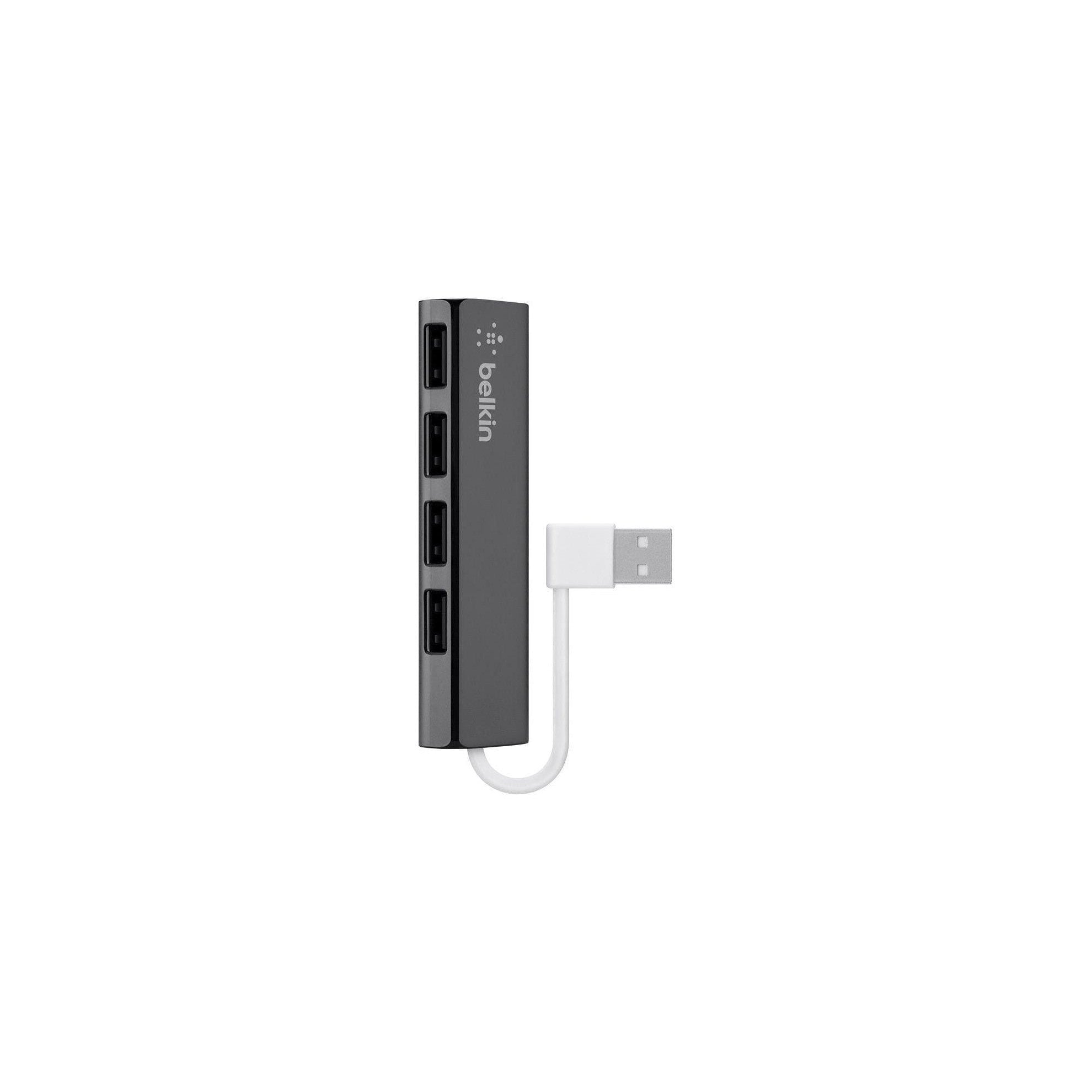 Belkin 4-Port USB 2.0 HUB SLIM Schwarz