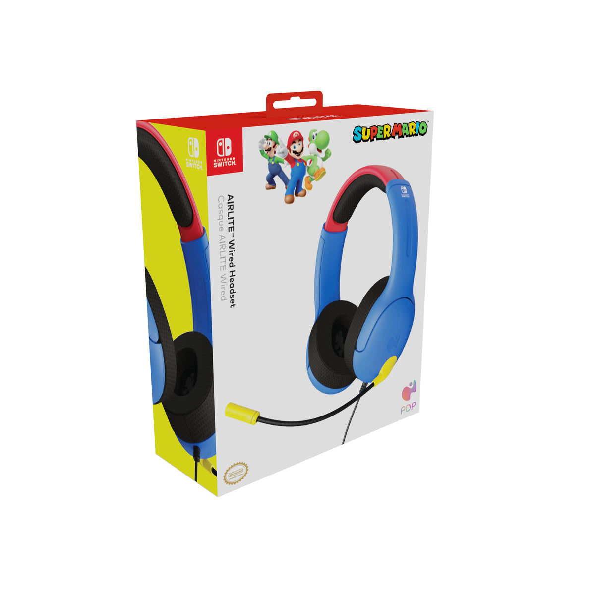 PDP LVL40 Kopfhörer Kabelgebunden Kopfband Gaming Blau, Rot