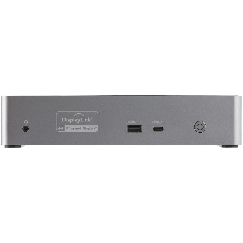 StarTech.com USB C Dockingstation für 4 monitore - 4K 60Hz Hybrid Notebook Dock DisplayPort 1.4 & HDMI 2.0 - Universal USB-C/Thunderbolt Laptop Dock mit 100W PD - USB Hub mit 1x USB-C & 3x USB-A, GbE, Audio
