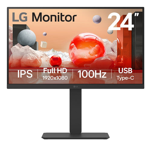 LG 24BA650 Computerbildschirm 60,5 cm (23.8") 1920 x 1080 Pixel Full HD LED Schwarz