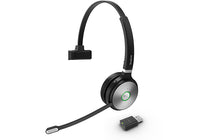 Yealink WH62 Portable Kopfhörer Kabellos Kopfband Anrufe/Musik Schwarz, Grau