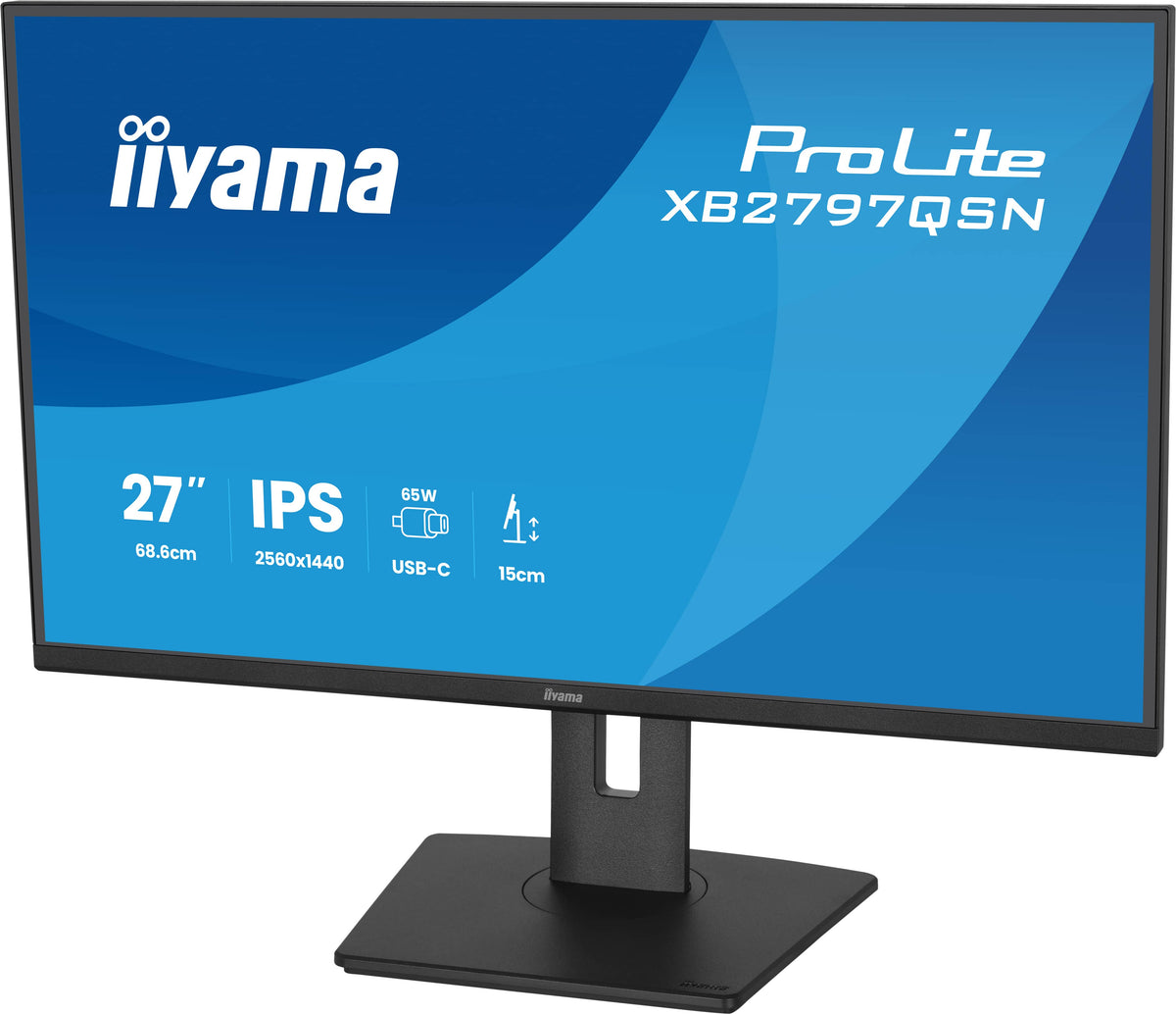 iiyama ProLite XB2797QSN-B1 Computerbildschirm 68,6 cm (27") 2560 x 1440 Pixel Quad HD LCD Schwarz