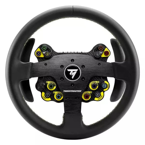 Thrustmaster Evo Racing 32R Leather Schwarz, Gelb Steuerrad Analog / Digital PC, PlayStation 4, PlayStation 5, Xbox One, Xbox One S, Xbox One X, Xbox Series S, Xbox Series X