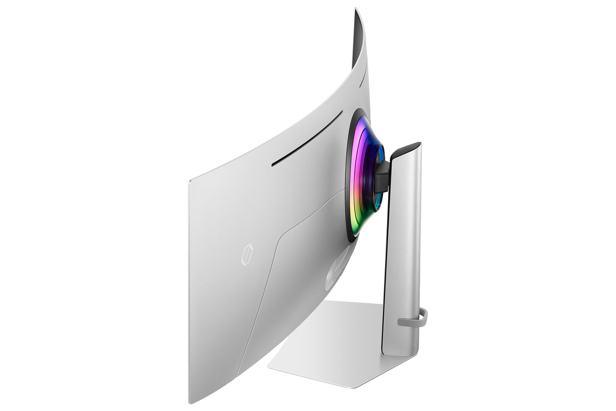 Samsung G93SC Computerbildschirm 124,5 cm (49") 5120 x 1440 Pixel Dual QHD OLED Silber