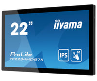 iiyama ProLite TF2234MC-B7X Computerbildschirm 54,6 cm (21.5") 1920 x 1080 Pixel Full HD LED Touchscreen Multi-Nutzer Schwarz