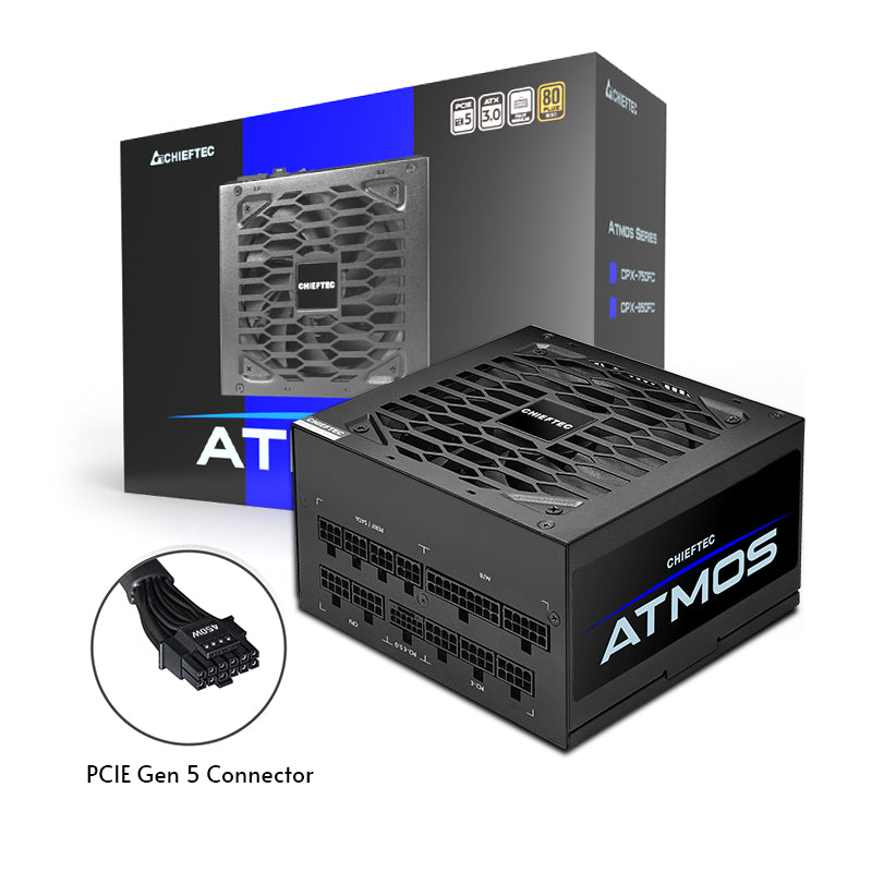 Chieftec Atmos Netzteil 850 W 20+4 pin ATX ATX Schwarz
