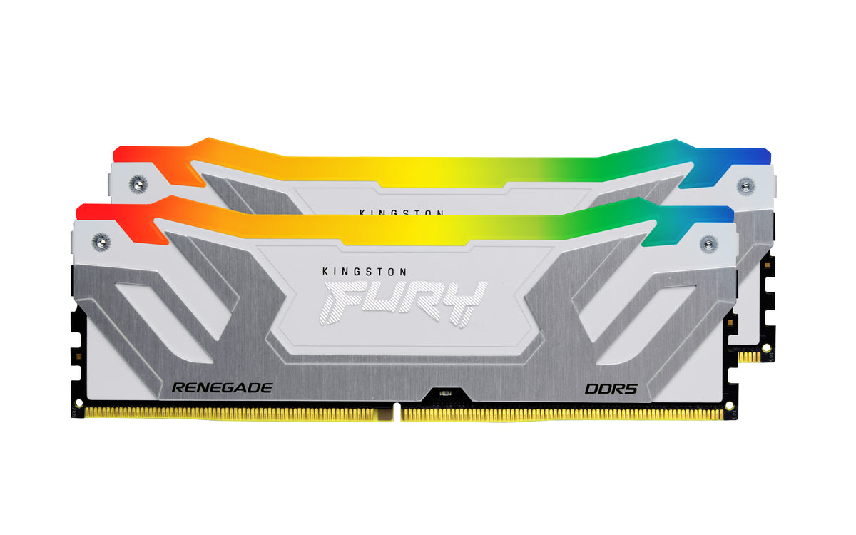 Kingston Technology FURY 48GB 8400MT/s DDR5 CL40 CUDIMM (2er-Kits) Renegade RGB Weiß XMP