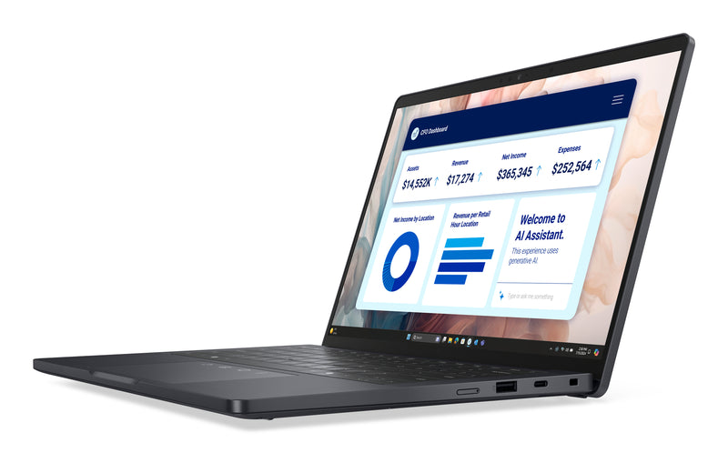 DELL Pro 13 Premium PA13250 Copilot+ PC Intel Core Ultra 7 268V Laptop 33,8 cm (13.3") Touchscreen Quad HD+ 32 GB LPDDR5x-SDRAM 512 GB SSD Wi-Fi 7 (802.11be) Windows 11 Pro Deutsch Grau
