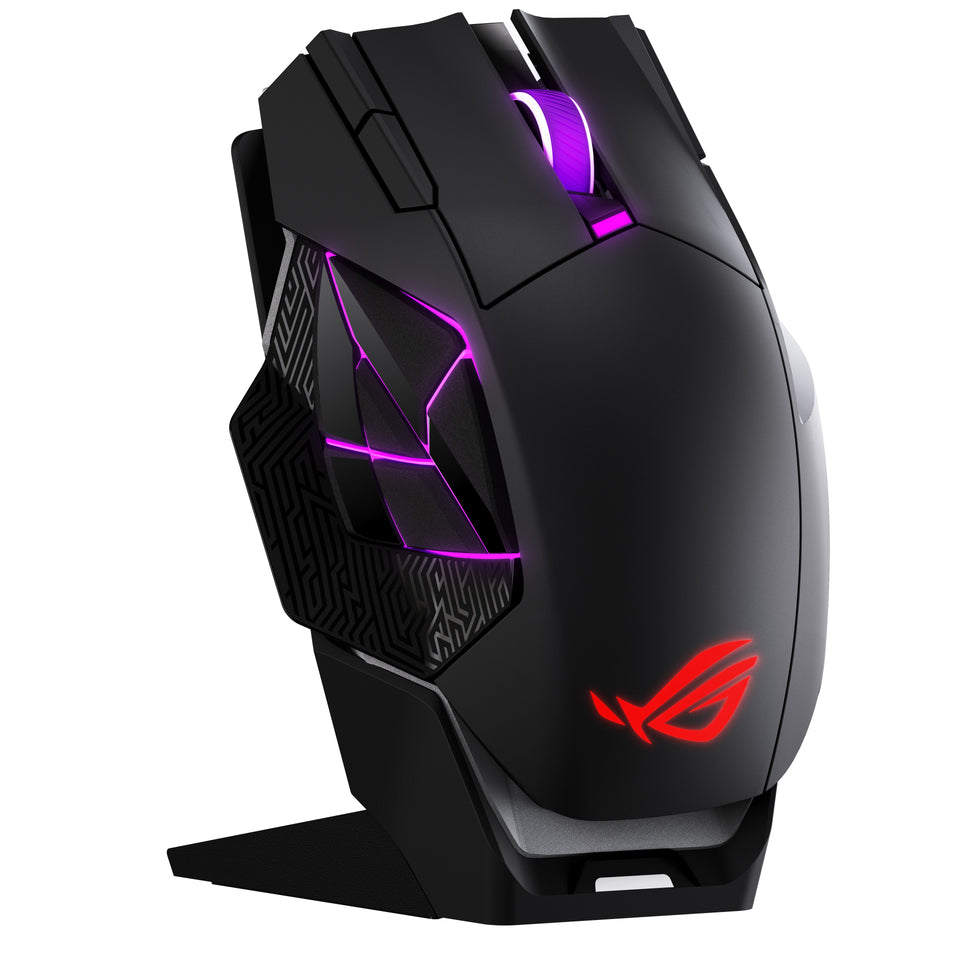 ASUS ROG Spatha X 65K Maus Gaming Rechts RF Wireless + Bluetooth + USB Type-A Optisch 65000 DPI