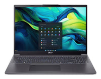 Acer Aspire 16 A16-71M-506P Intel Core 5 115U Laptop 40,6 cm (16") WUXGA+ 16 GB LPDDR5x-SDRAM 1 TB SSD Wi-Fi 6E (802.11ax) Windows 11 Home Grau