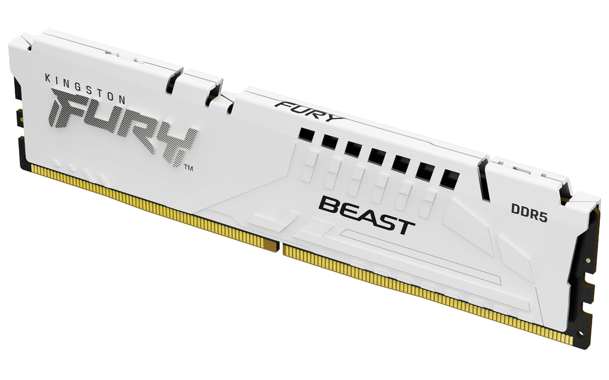 Kingston Technology FURY Beast 64GB 5200MT/s DDR5 CL40 DIMM (2er-Kit) White XMP