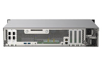 QNAP TS-h2490FU NAS Rack (2U) EPYC 7302P 64 GB DDR4 0 TB QuTS hero Schwarz, Grau