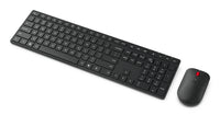 Lenovo 4X31S04814 Tastatur Maus enthalten Büro RF Wireless + Bluetooth Deutsch Schwarz