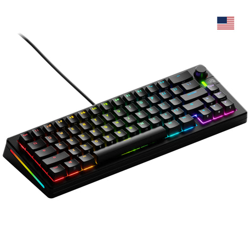 Glorious Gaming GMMK 3 65% Prebuilt Tastatur USB QWERTY US Englisch Schwarz