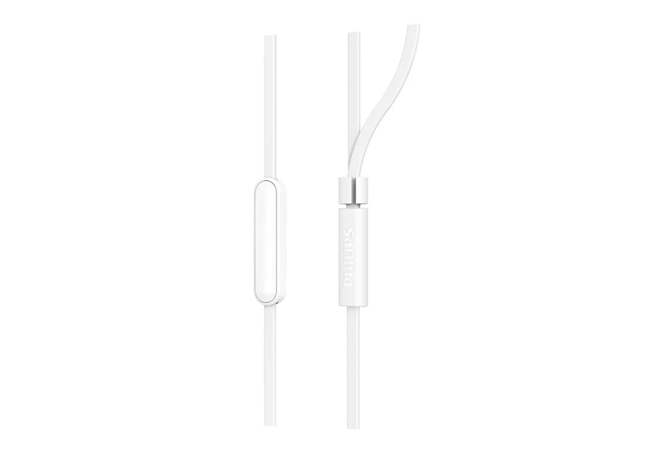 Philips TAE1105WT/00 Kopfhörer & Headset Kabelgebunden im Ohr Musik Weiß