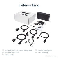 StarTech.com Thunderbolt 3 PCIe Erweiterungsgehäuse, Externes Gehäuse mit einem PCI Express Slot, PCIe Box für Laptops/Desktops/All-In-Ones, 5K/4K Ausgang über TB3/DP Ports, TAA konform