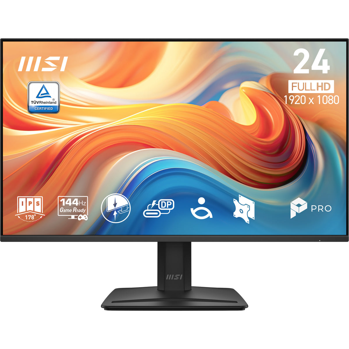 MSI PRO MP242 E14C Computerbildschirm 60,5 cm (23.8") 1920 x 1080 Pixel Full HD LCD Schwarz