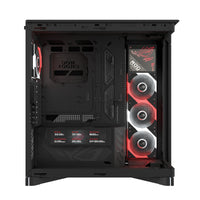 ASUS ROG CRONOX GR801 CURVE TG ARGB BLACK Midi Tower Schwarz