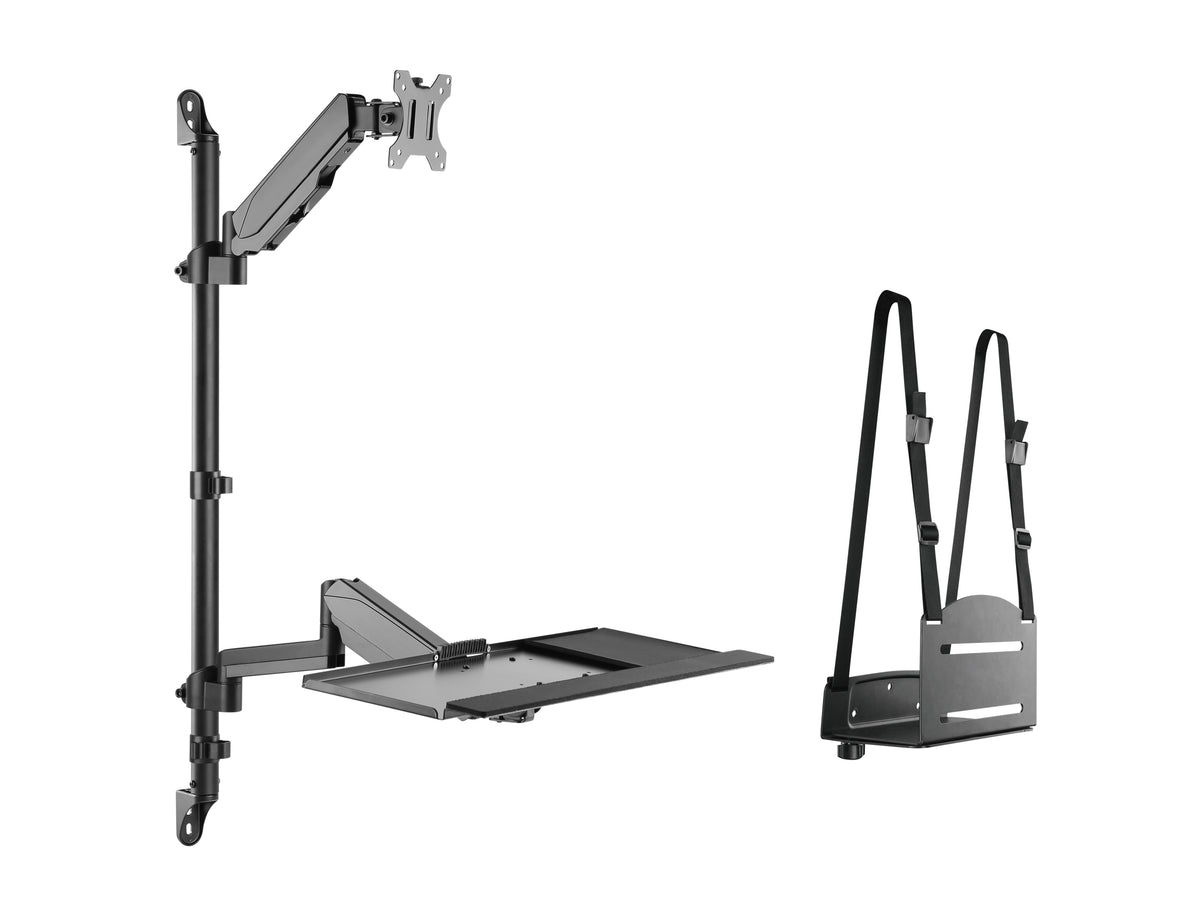 Equip 17"-32" Einzelmonitor-Wandmontage-Arbeitsstation
