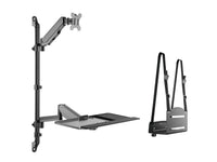 Equip 17"-32" Einzelmonitor-Wandmontage-Arbeitsstation