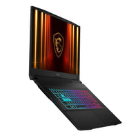 MSI Katana 17 HX B14WFK-007FR Intel® Core™ i7 i7-14650HX Laptop 43,9 cm (17.3") Quad HD 16 GB DDR5-SDRAM 1 TB SSD NVIDIA GeForce RTX 5060 Wi-Fi 6E (802.11ax) Windows 11 Home Schwarz AZERTY Französisch