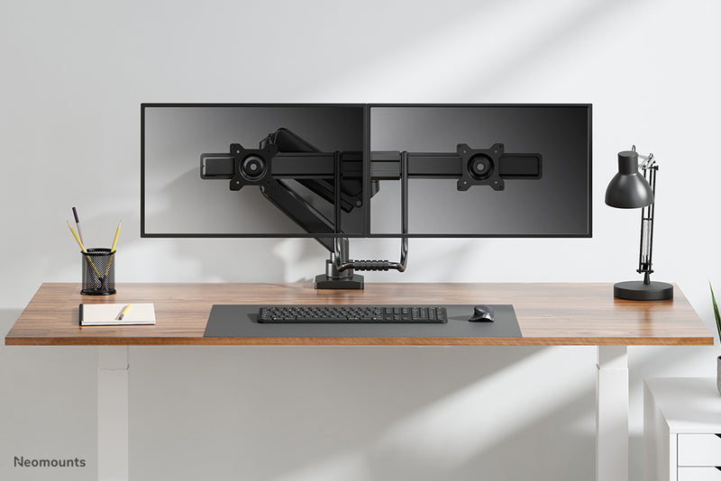 Neomounts DS75-450BL2 Monitorarm 17-32" - Gasfeder - Topfix - 180°-Stopp