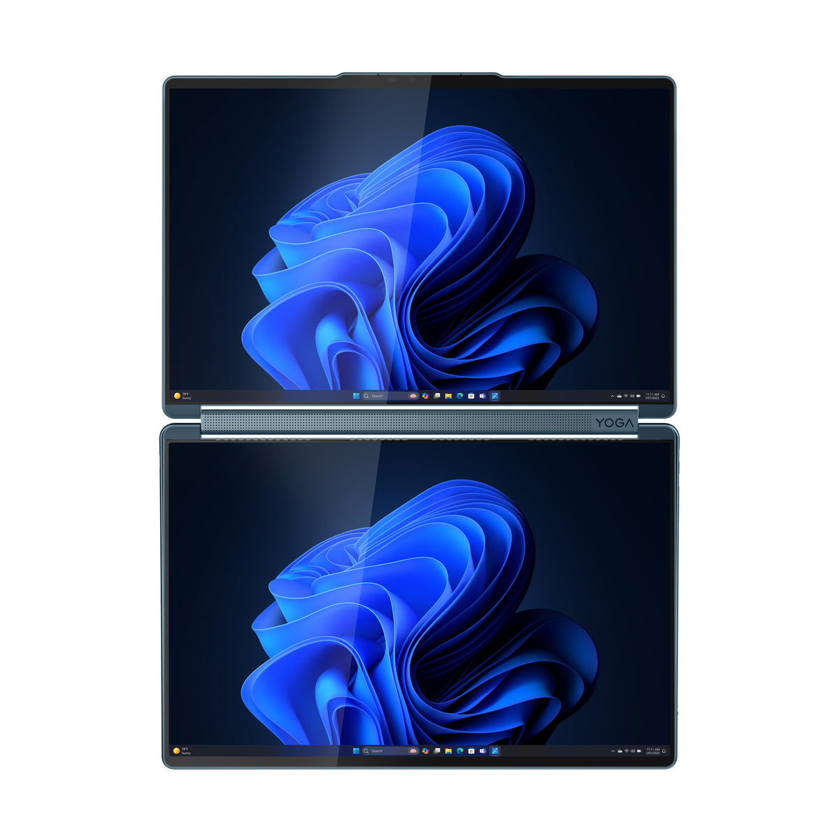 Lenovo Yoga Book 9 14IAH10 Intel Core Ultra 9 285H Hybrid (2-in-1) 35,6 cm (14") Touchscreen 2.8K 32 GB LPDDR5x-SDRAM 1 TB SSD Wi-Fi 7 (802.11be) Windows 11 Home Türkis Deutsch