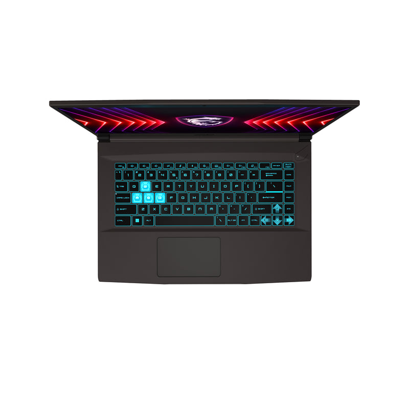 MSI Thin 15 B12UC-2447XDE Intel® Core™ i5 i5-12450H Laptop 39,6 cm (15.6") Full HD 16 GB DDR4-SDRAM 512 GB SSD NVIDIA GeForce RTX 3050 Wi-Fi 6E (802.11ax) FreeDOS Grau
