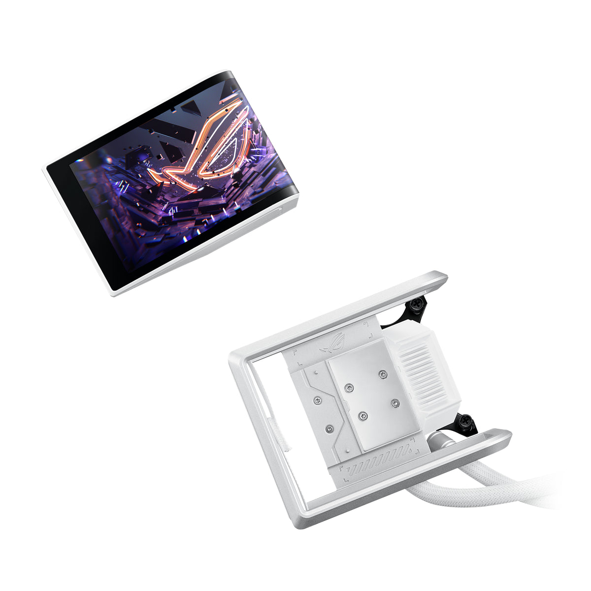 ASUS ROG RYUO IV 360 ARGB WHT Prozessor All-in-One-Flüssigkeitskühler 12 cm Weiß